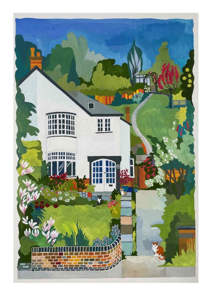 Painting of Stoneygate House