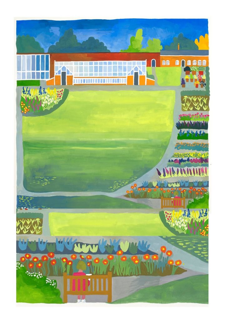 Card of Attingham Park Walled Garden