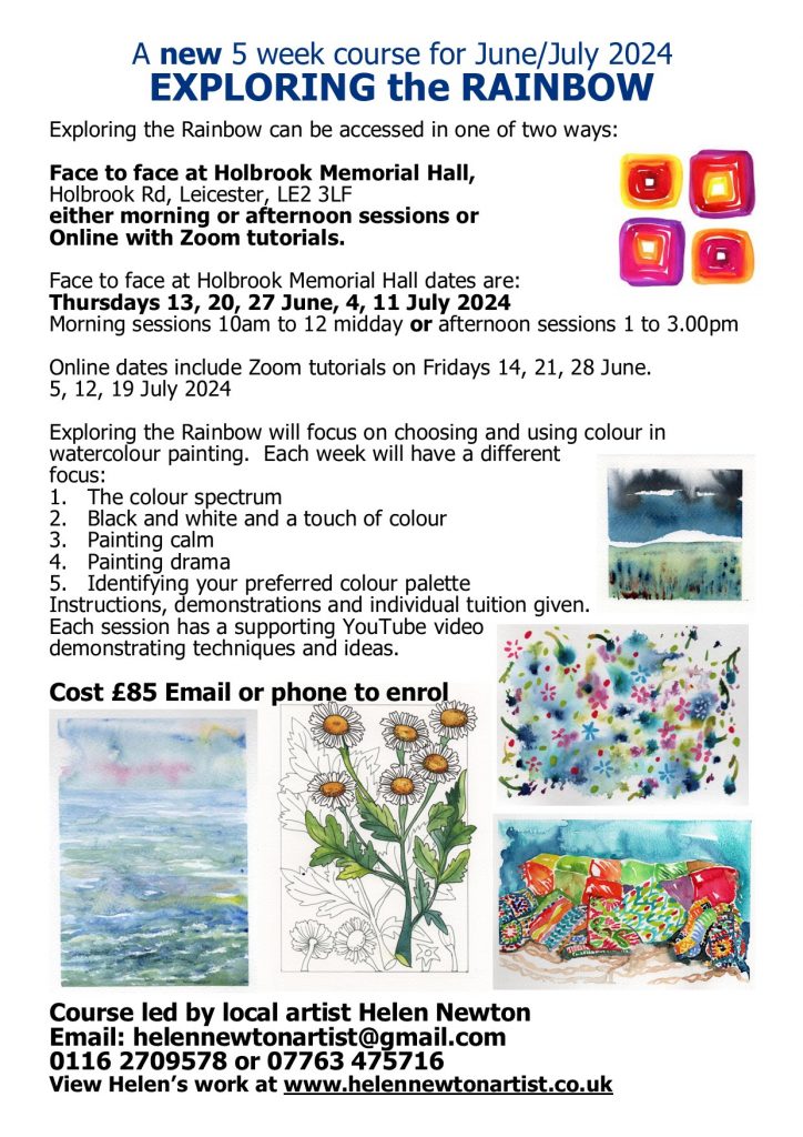 Link to PDF Flier for Exploring the Rainbow June 2024 One Day Course