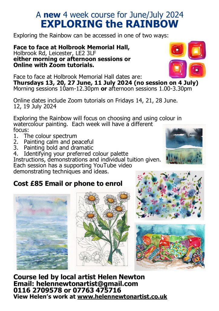 Link to PDF Flier for Exploring the Rainbow June 2024 One Day Course
