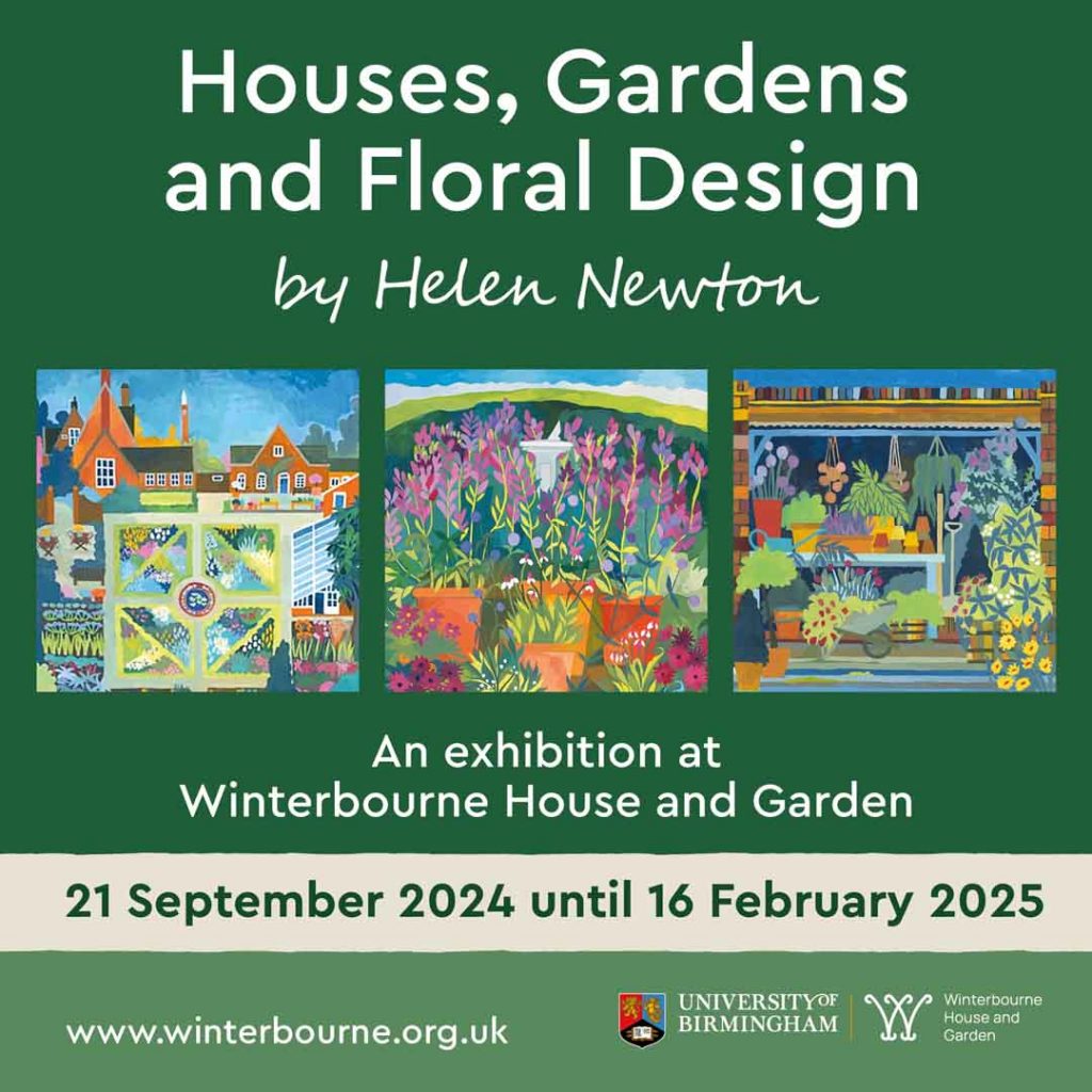 Flyer for Exhibition at Winterbourne House 21 September 2024 to 16 February 2025