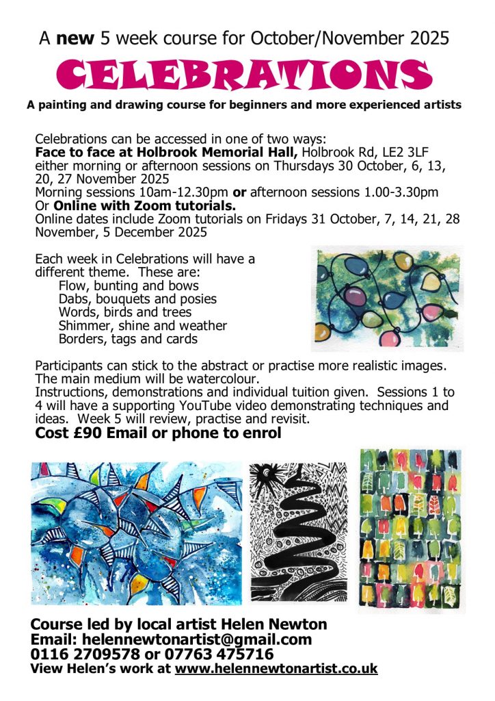 Link to Flier for Celebrations Five Week Course - October/November 2025
